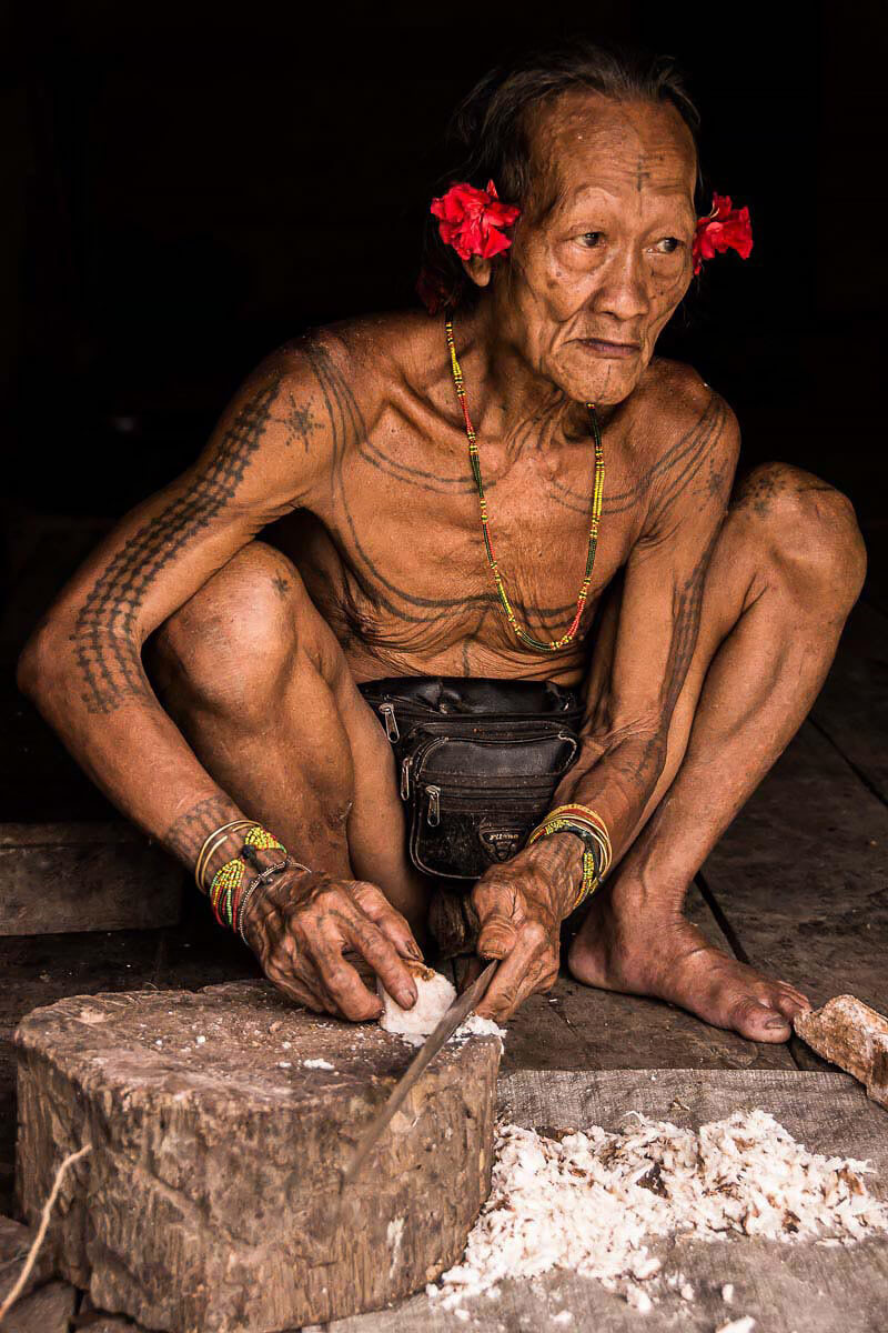 Toikot, a Mentawai shaman, at home in Siberut<p>© Rod Harbinson</p>