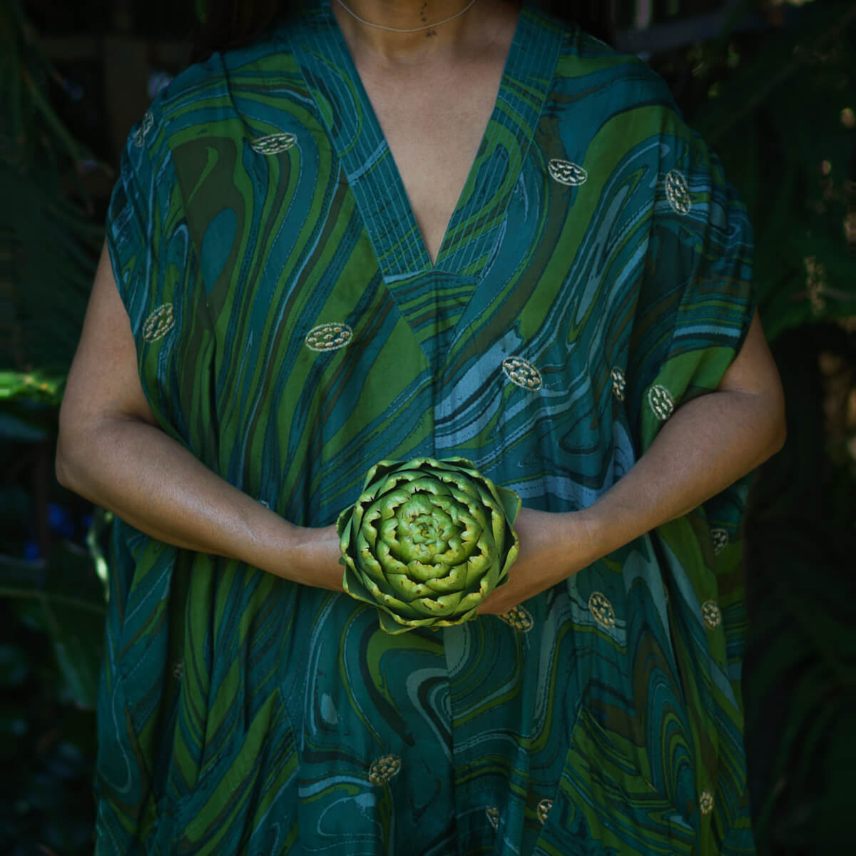In Gratitude Artichoke for steaming with aromatics<p>© Rohina Hoffman</p>