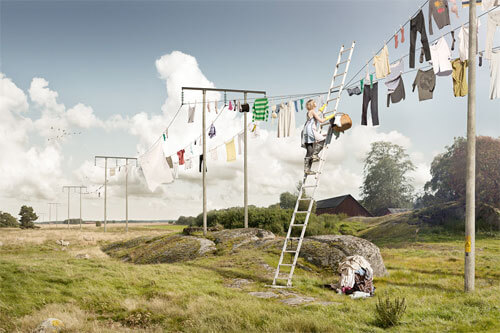 Big laundry day<p>© Erik Johansson</p>