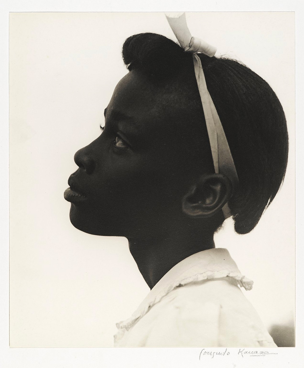 Untitled (Young Girl in Profile), 1948 - Brooklyn Museum, Gift of Wallace B. Putnam from the estate of Consuelo Kanaga<p>© Consuelo Kanaga</p>