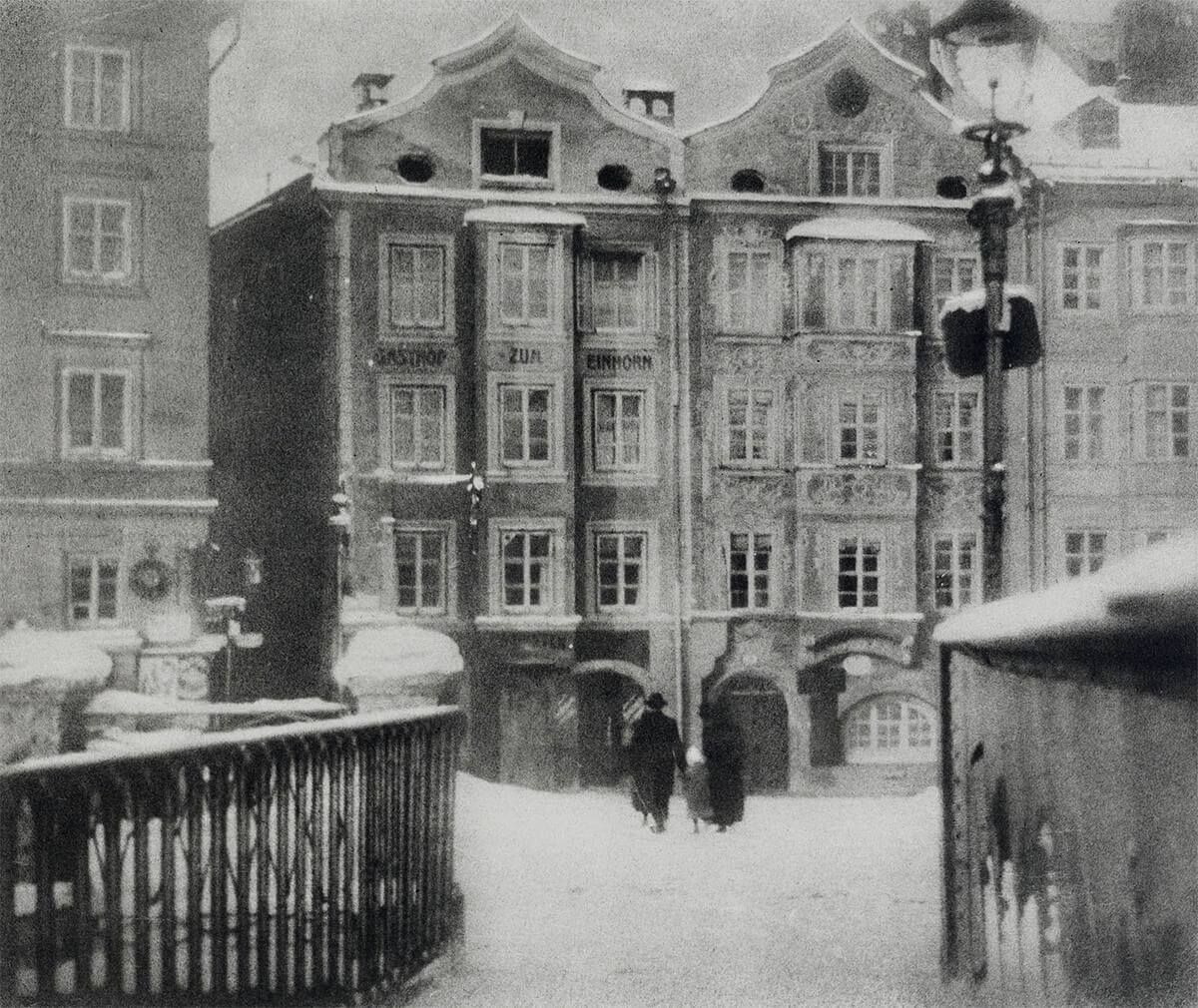 Heinrich Kühn Innsbrucker Ansicht, nicht dat. Gummidruck auf Papier<p>© Heinrich Kühn</p>