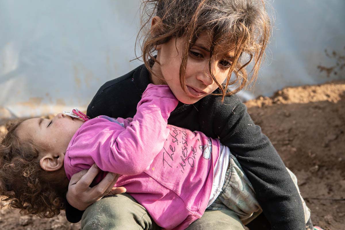 Kurdish children in refugee camp<p>© Lenka Klicperová</p>