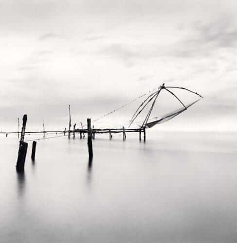 Chinese Fishing Nets, Kochi, Kerala, India, 2008<p>Courtesy Supervision / © Michael Kenna</p>