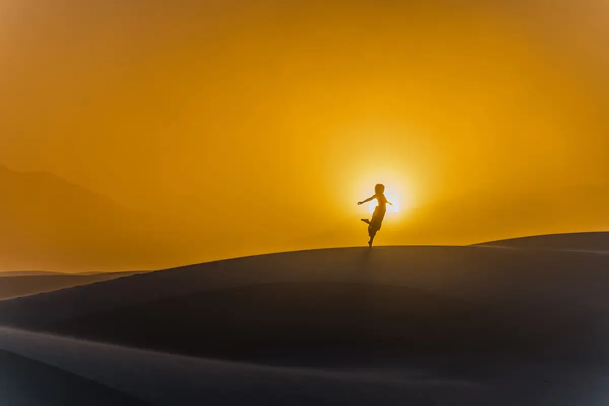 Dancing With the Sun White Sands, New Mexico<p>&copy; Ryan Kost</p>