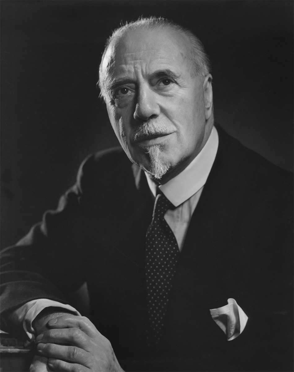 Picture of English conductor Thomas Beecham taken in 1946<p>© Yousuf Karsh</p>