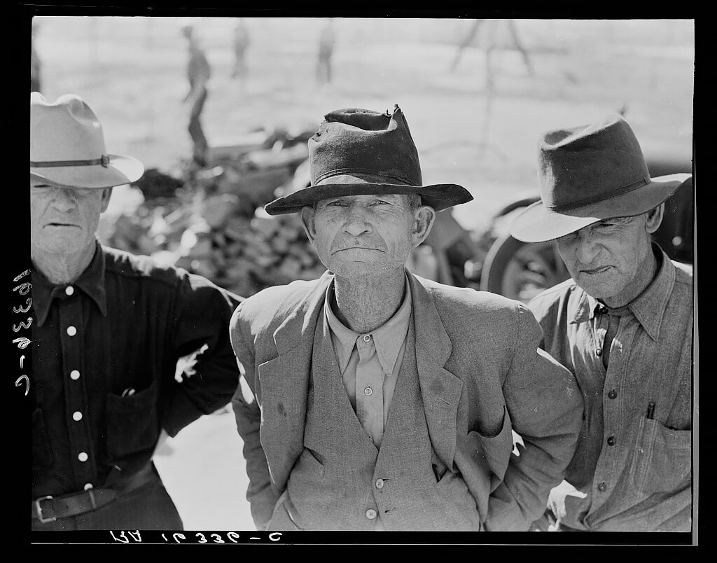 Ex-tenant farmer on relief grant in the Imperial Valley, CA, 1937, Library of Congress<p>© Dorothea Lange</p>