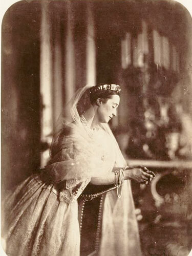 Empress Eugenie on a prie-Dieu, 1856<p>© Gustave Le Gray</p>