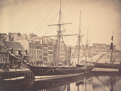 The Imperial Yacht La Reine Hortense, Le Havre, 1856<p>© Gustave Le Gray</p>
