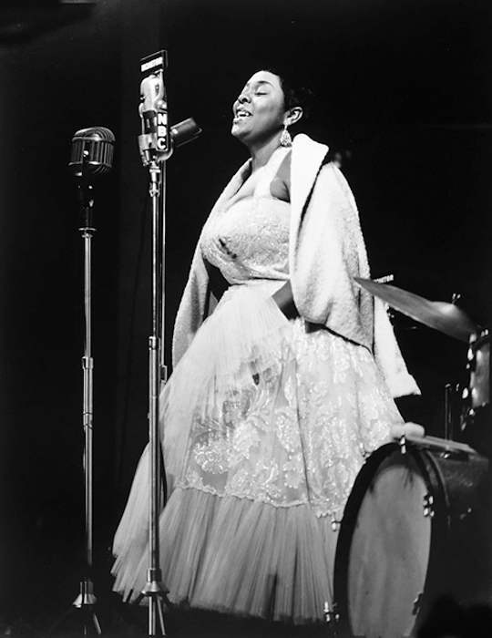 Dinah Washington, Newport, 1955<p>© Herman Leonard</p>