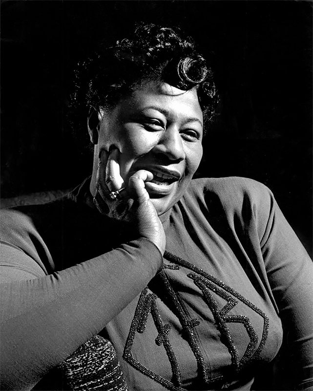 Ella Fitzgerald, NYC, 1949<p>© Herman Leonard</p>