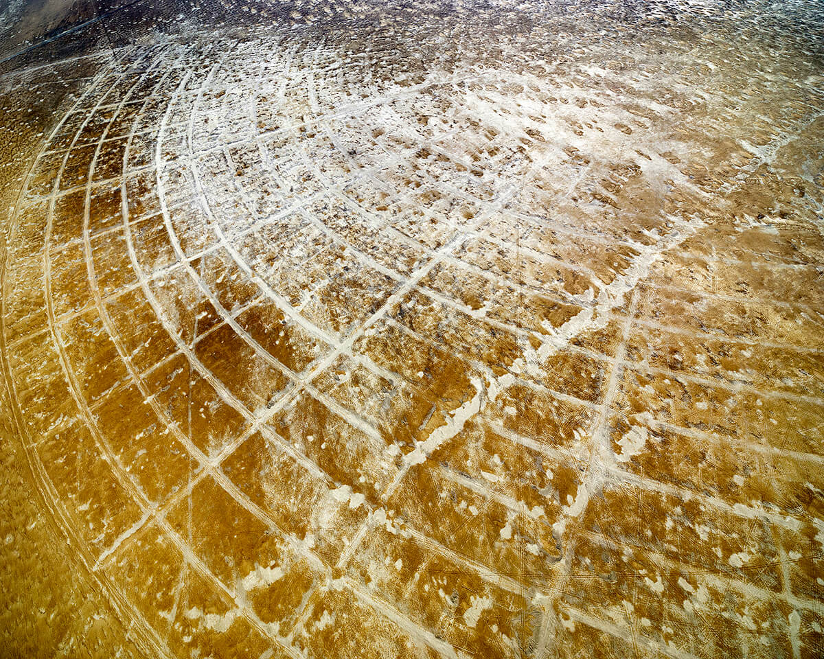 Black Rock City Grid in June, Gerlach, Nevada, 2018<p>© Michael Light</p>