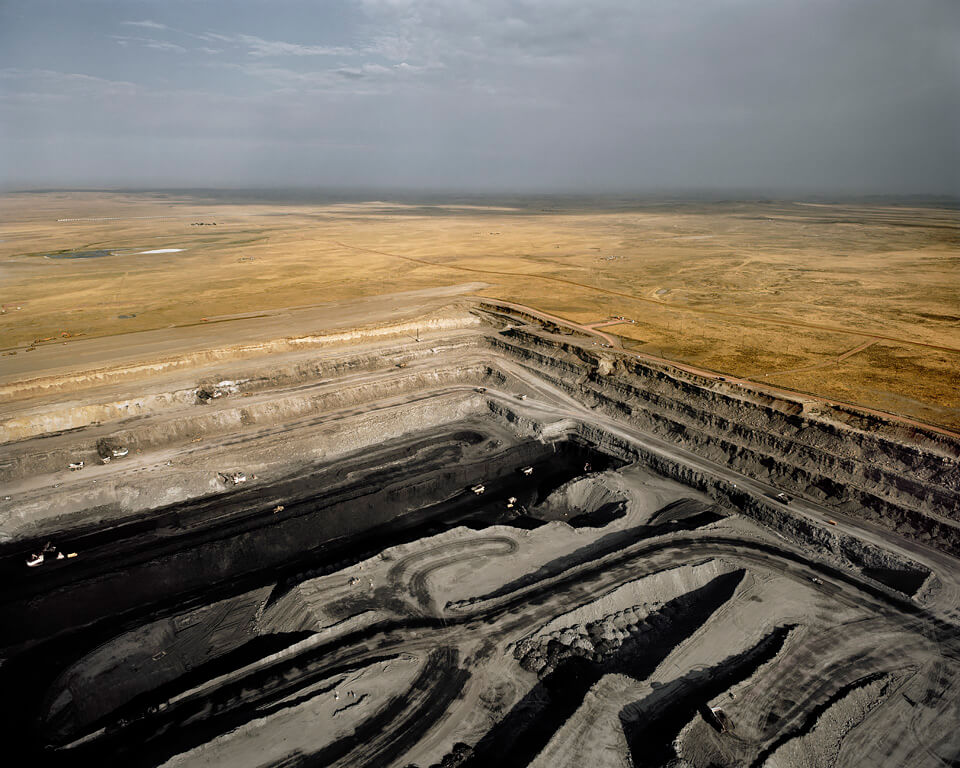 Edge of the Black Thunder Coal Mine, Wyoming, 2007<p>© Michael Light</p>