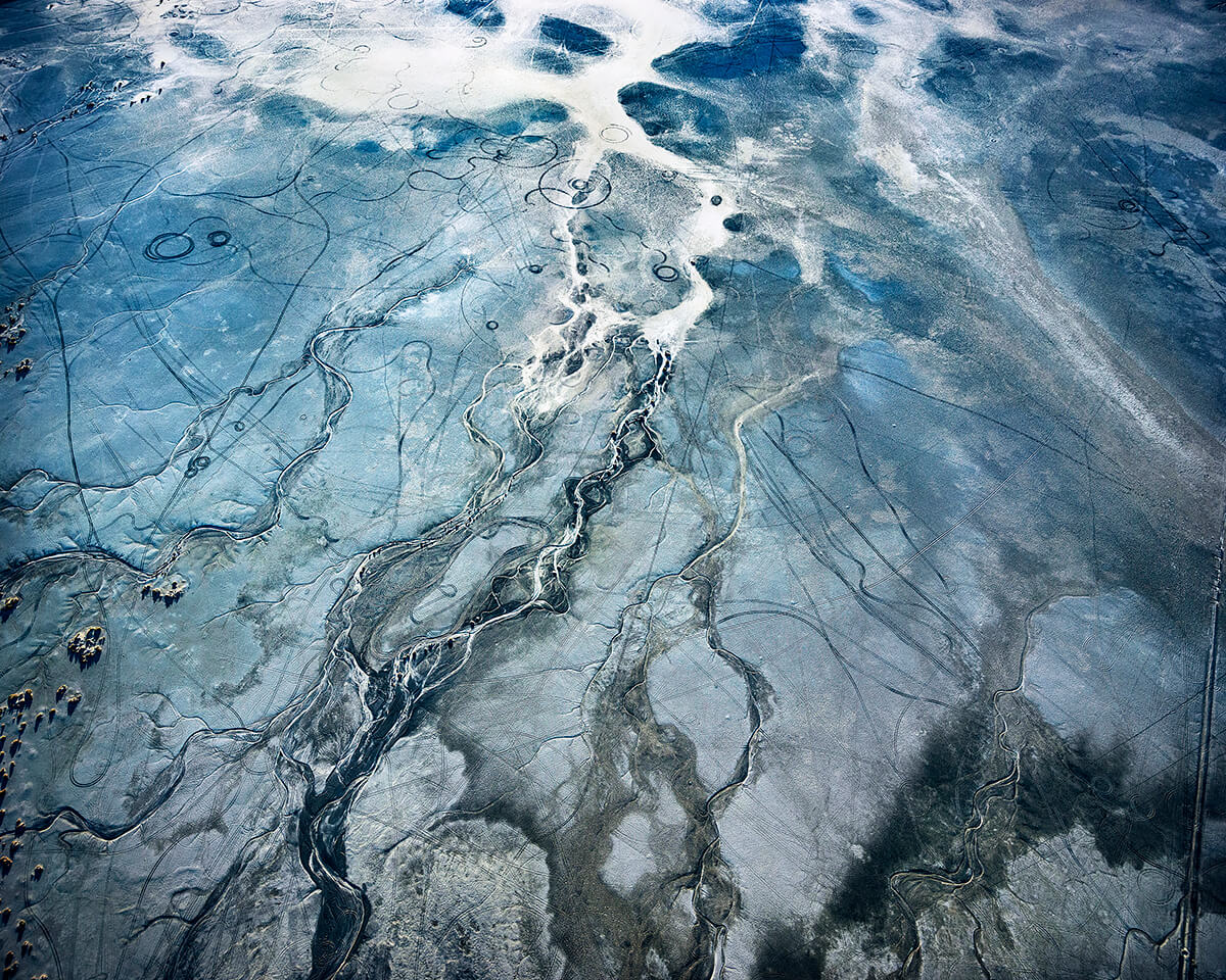 Carson River Enters Carson Sink, Fallon, Nevada, 2018<p>© Michael Light</p>