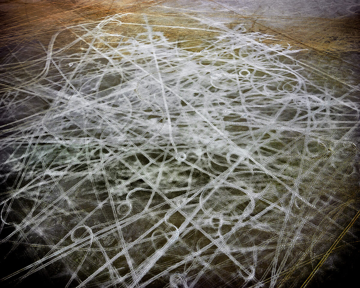 Salt Tracks Looking East, Wendover, Utah, 2017<p>© Michael Light</p>