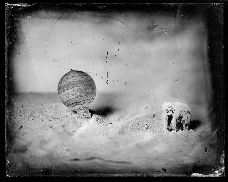 Tea for Two, Ambrotype on Glass<p>© Patricia Lagarde</p>