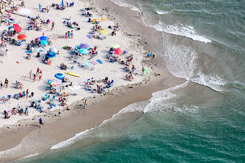 Beach Corner, Ogunquit, Maine 2018<p>© Alex MacLean</p>