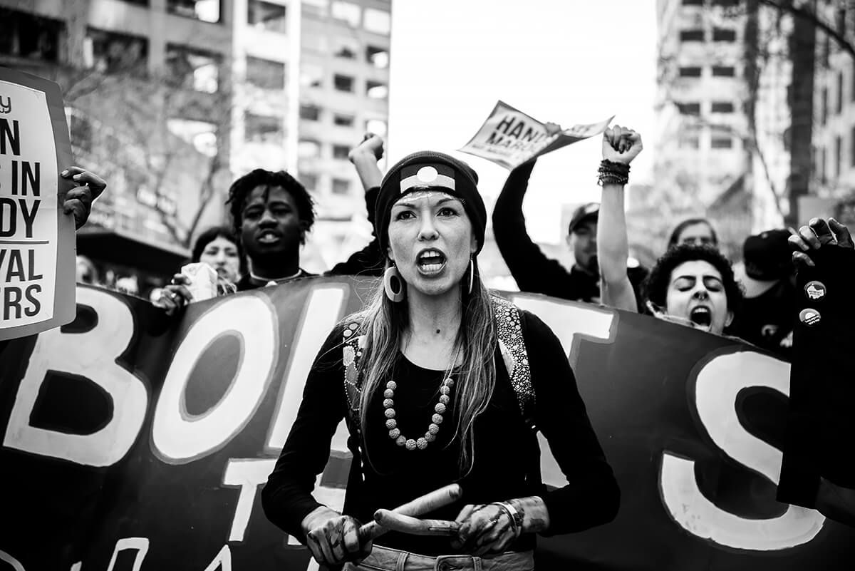 Abolish the Monarchy protest, Naarm (Melbourne, Australia) (2022)<p>© Ali MC</p>