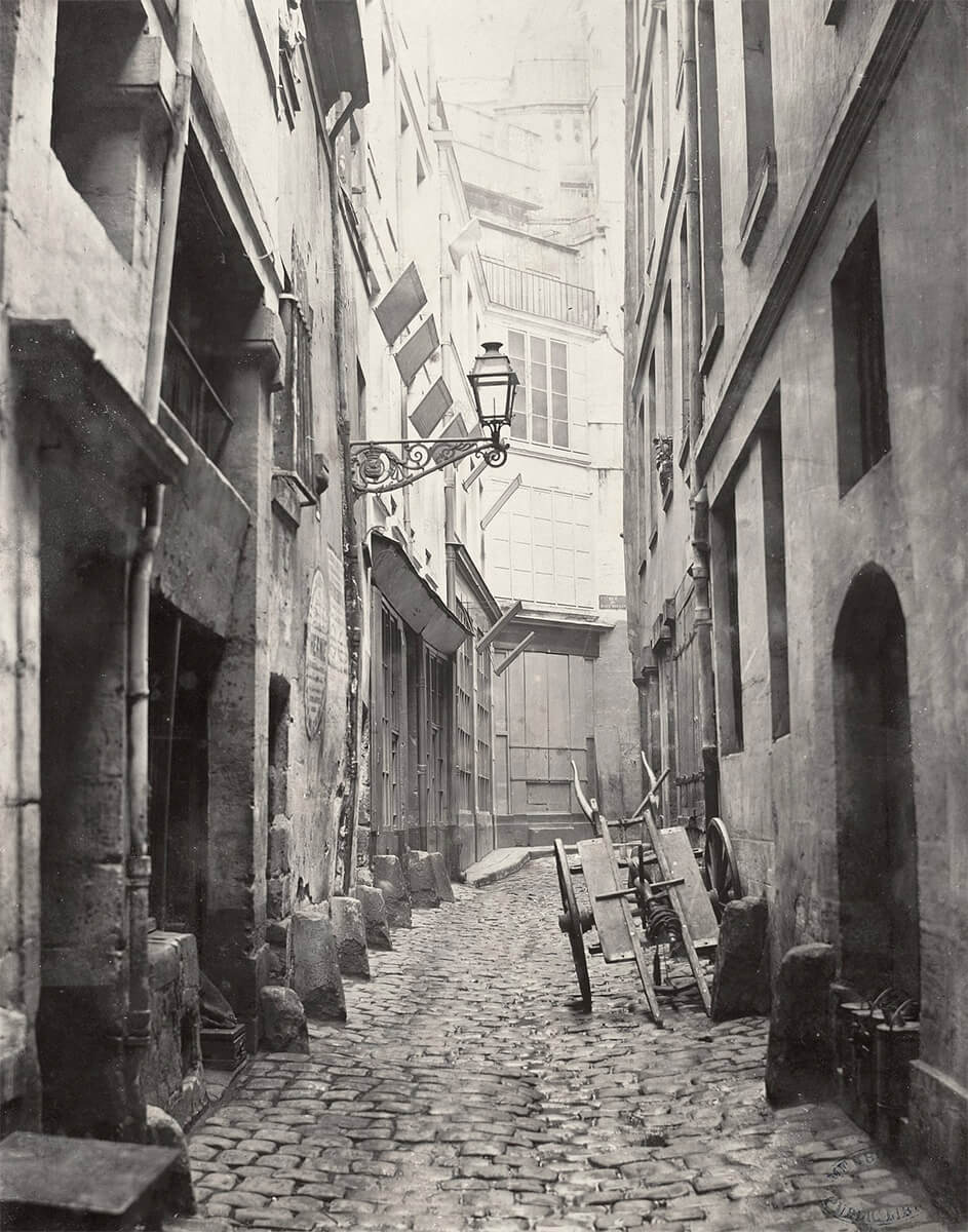 Rue des Fontaines du Temple, Paris, France, circa 1853–70 - Gift; Government of France; 1880<p>© Charles Marville</p>