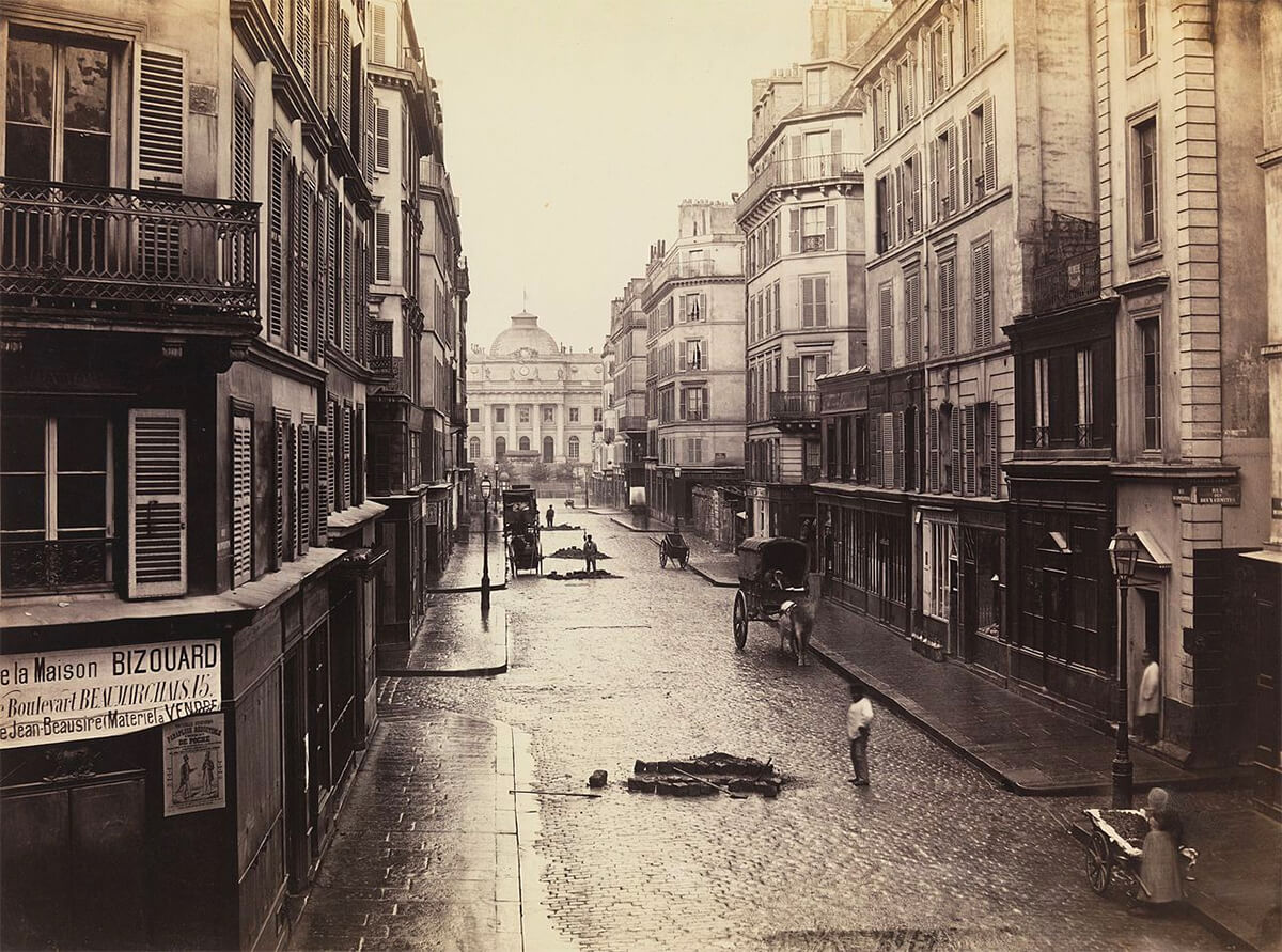 Rue de Constantine, Paris, 1855 - Metropolitan Museum of Art<p>© Charles Marville</p>