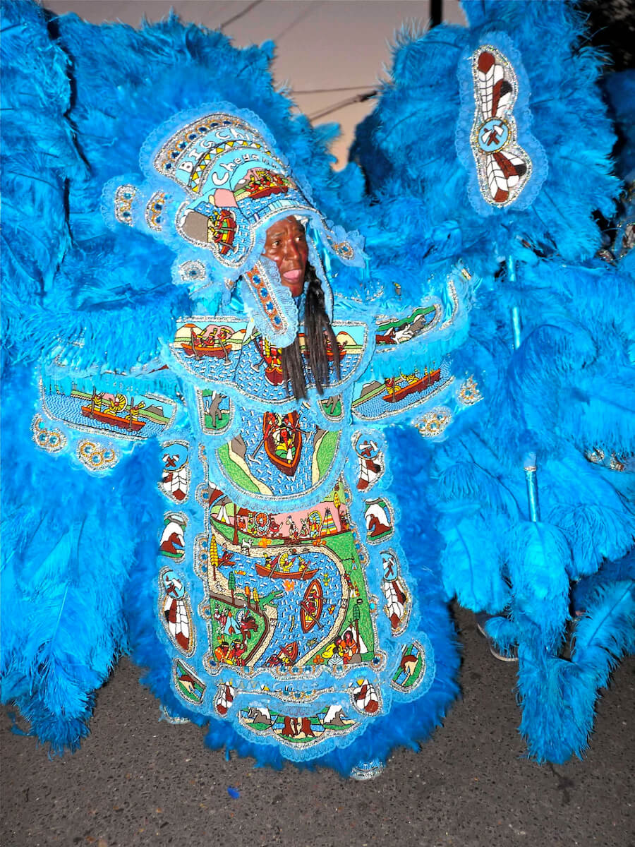 Big Chief Al Womble Sr., Masking Indian, St. Joseph’s Night, New Orleans, 2010<p>© Charles Muir Lovell</p>