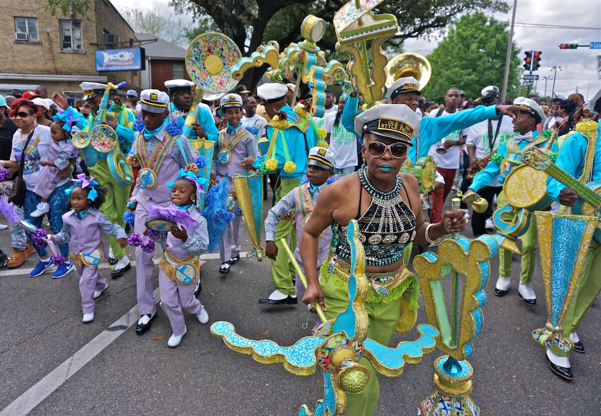 Old and Nu Style Fellas Second Line, New Orleans, 2018<p>© Charles Muir Lovell</p>