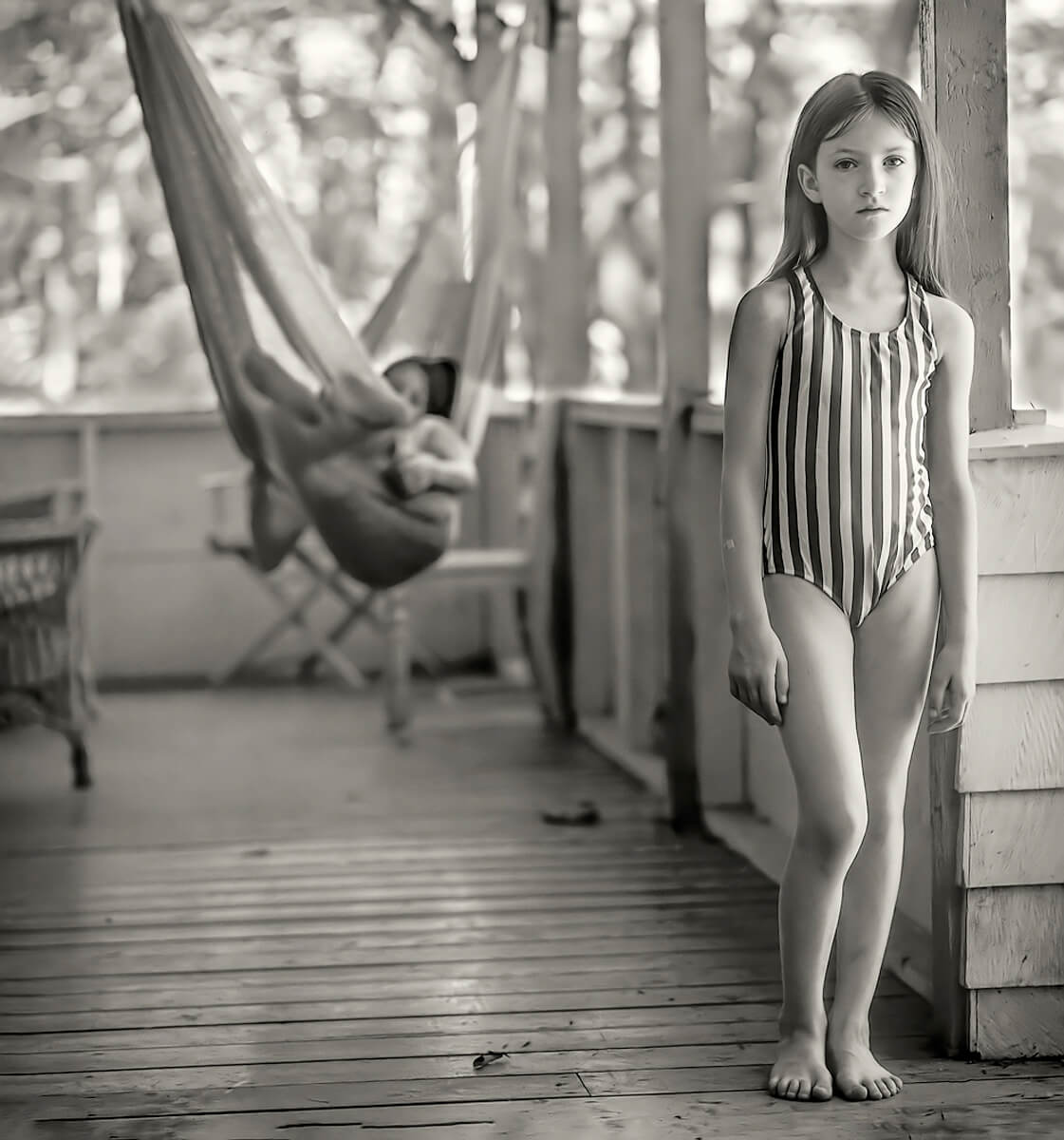 Charlotte and Maxine on the porch<p>© Jack Montgomery</p>