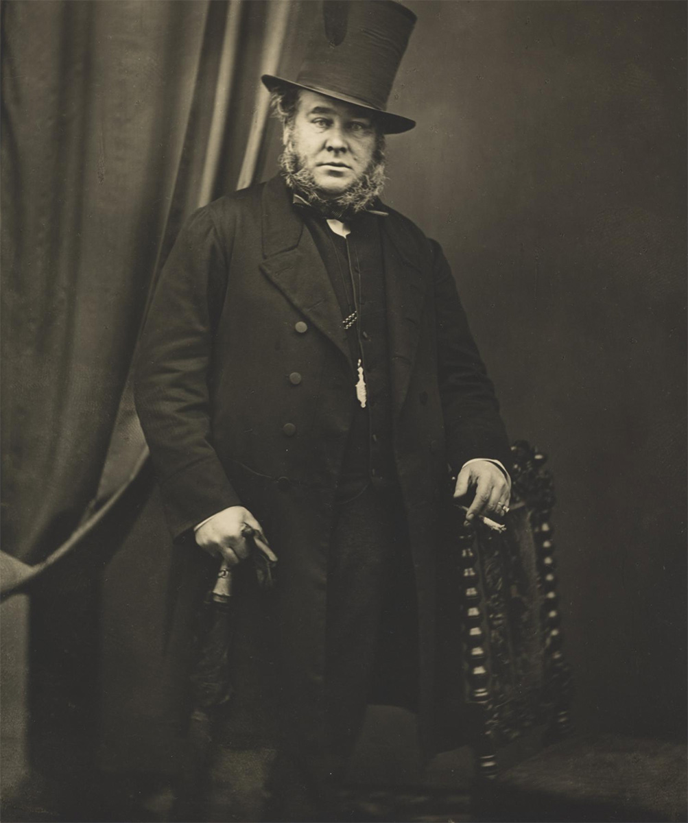 Unknown Man with Top Hat - Scottish National Portrait Gallery - Creative Commons CC by NC<p>© John Moffat</p>