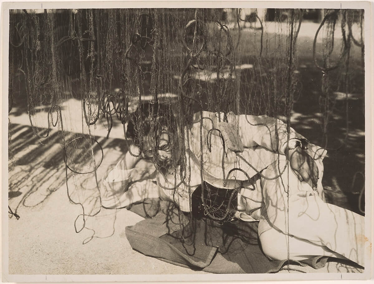 Fishing nets on Isola Bella, circa 1930 - Gift of Sheri and Paul Siegel, 1986 (Metropolitan Museum of Art)<p>© László Moholy-Nagy</p>