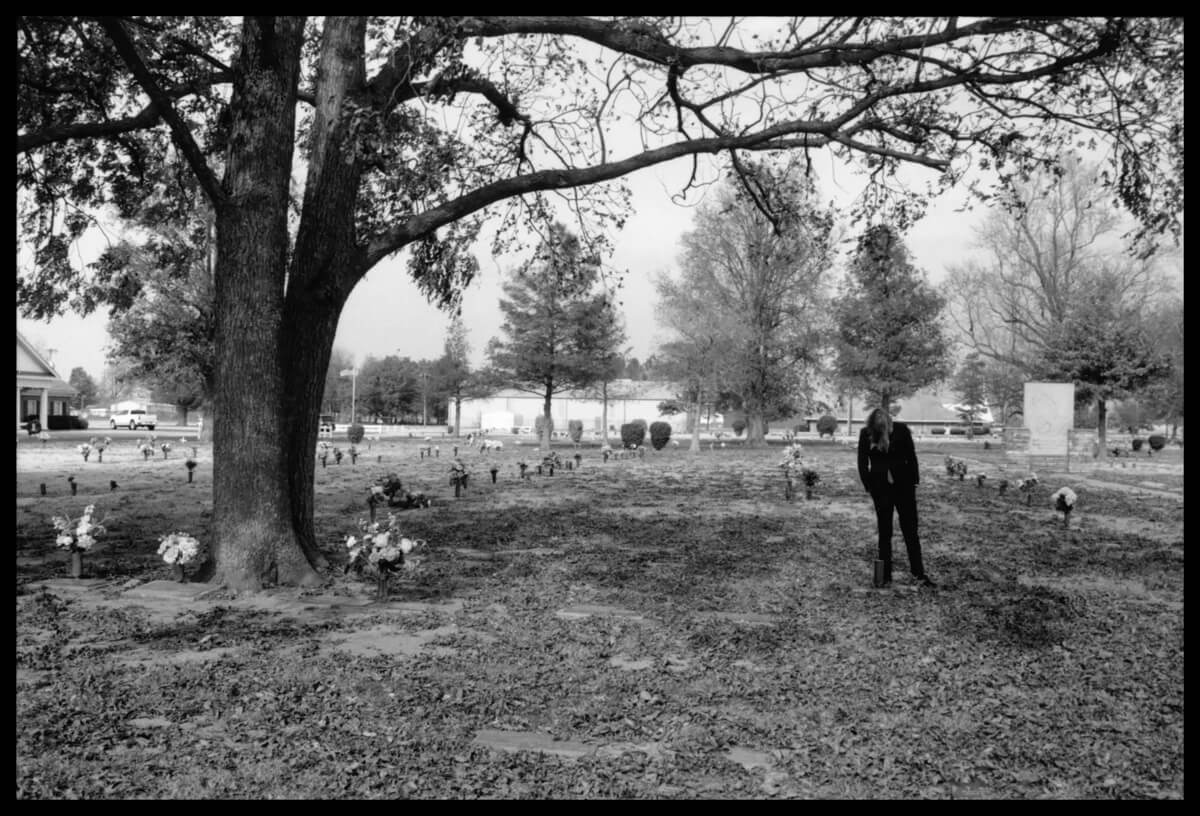 Dedrick at Gravesite<p>© Lisa McCord</p>