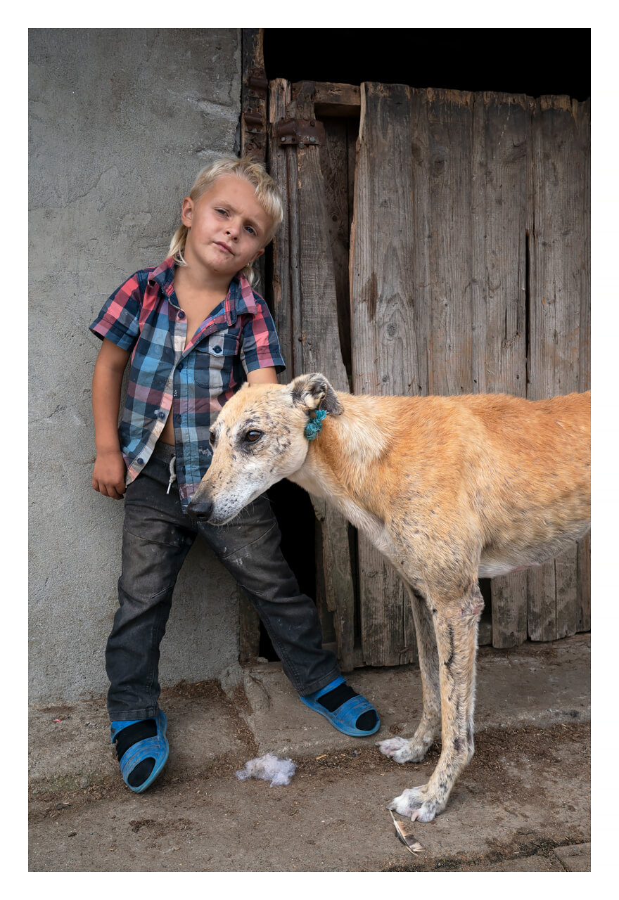 James And His Lurcher - Irish Travellers<p>© Bob Newman</p>