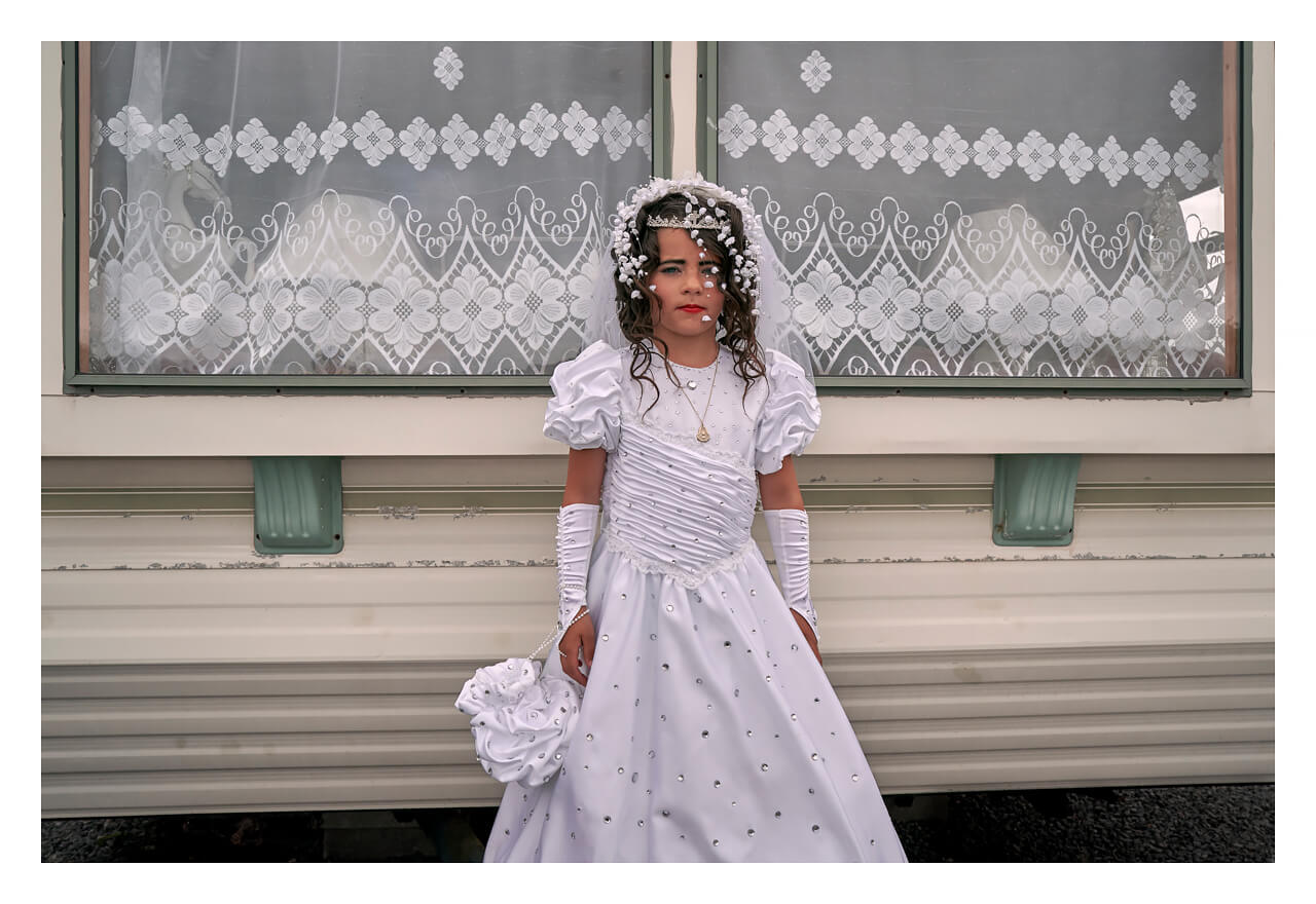 Nikita On Her First Communion Day - Irish Travellers<p>© Bob Newman</p>