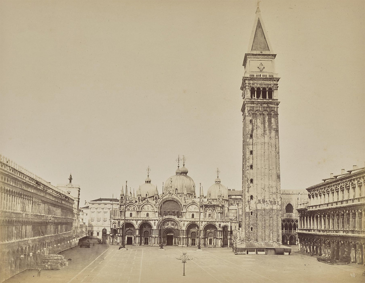 St Mark’s Cathedral with Campanile, Venice - Scottish National Portrait Gallery<p>© Carlo Naya</p>