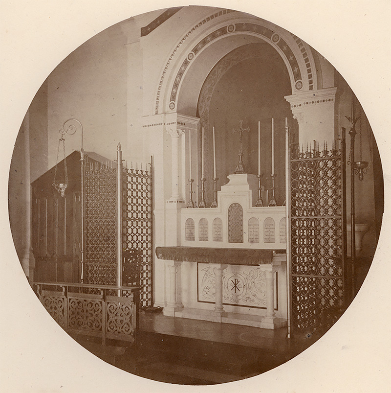 The Chapel, Vincennes Imperial Asylum 1859<p>Courtesy Vintage Works, Ltd / © Charles Nègre</p>