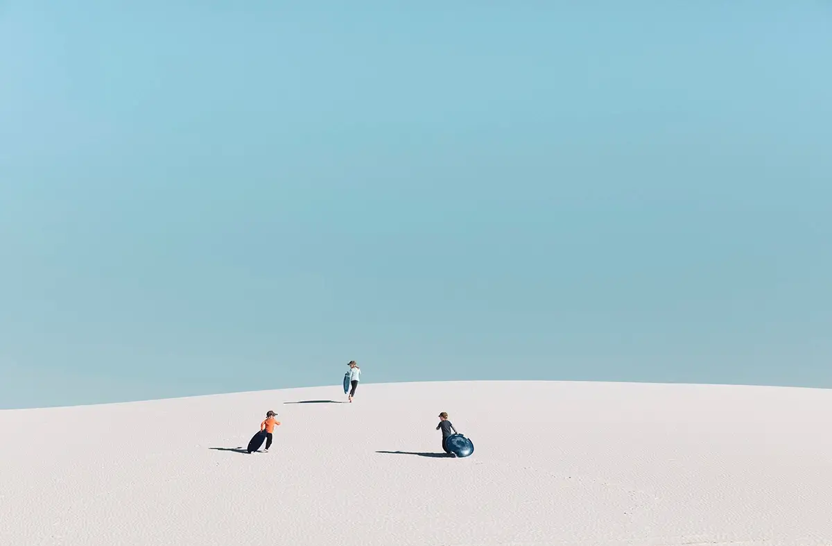 Sand Sledders<p>&copy; Emily Neville-Fisher</p>