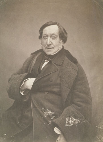 Gioacchino Rossini, 1856<p>©  Nadar</p>