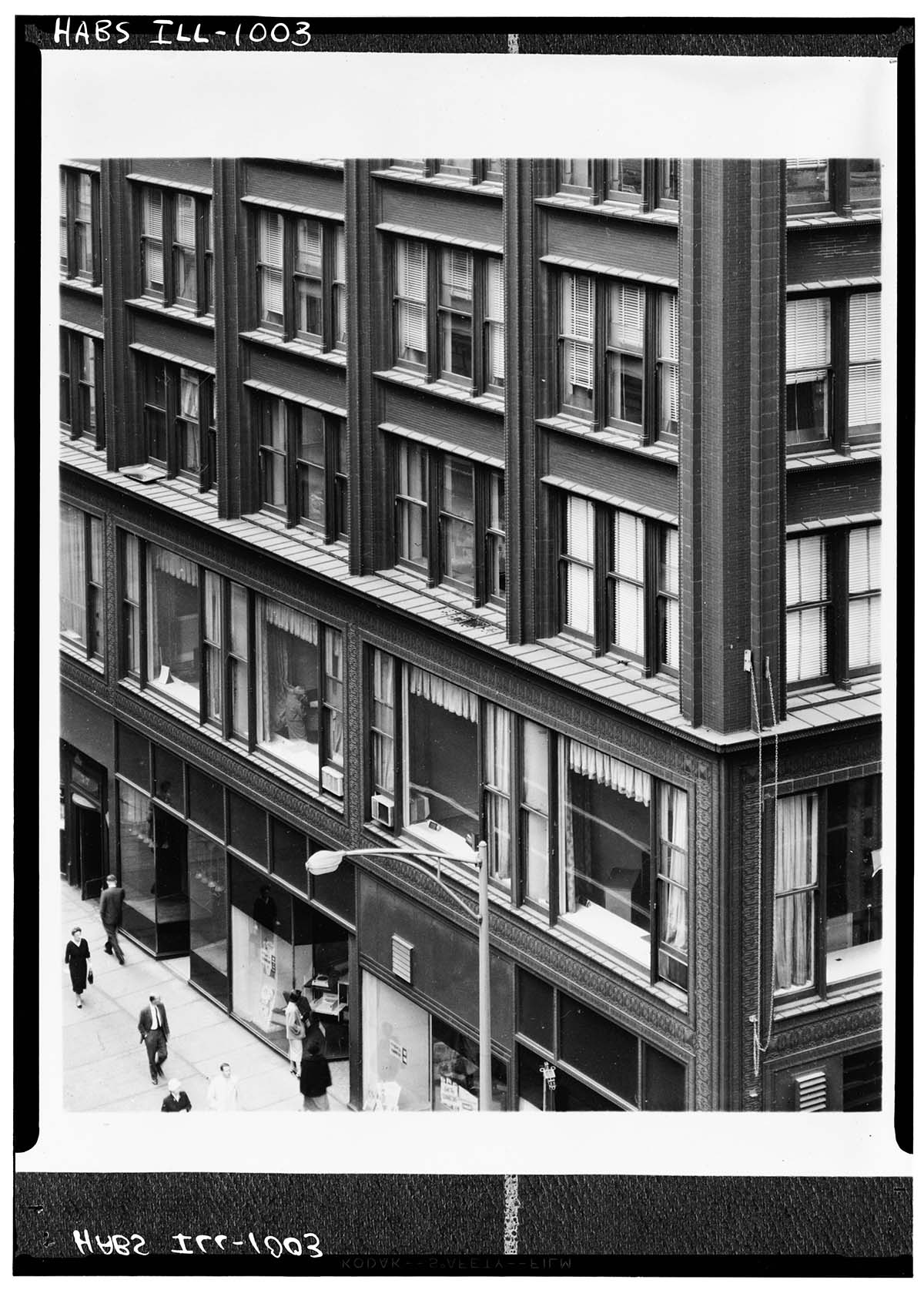 Historic American Buildings Survey Richard Nickel, Photographer ca. 1960 DETAIL, NORTH WINDOWS - Cable Building, 57 East Jackson Boulevard, Chicago, C<p>© Richard Nickel</p>