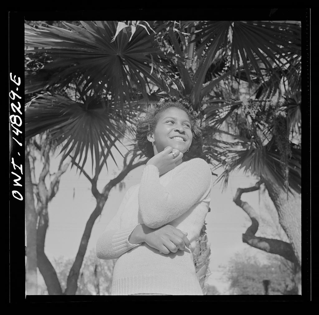 Daytona Beach, Florida. Bethune-Cookman College. A student 1943<p>© Gordon Parks</p>