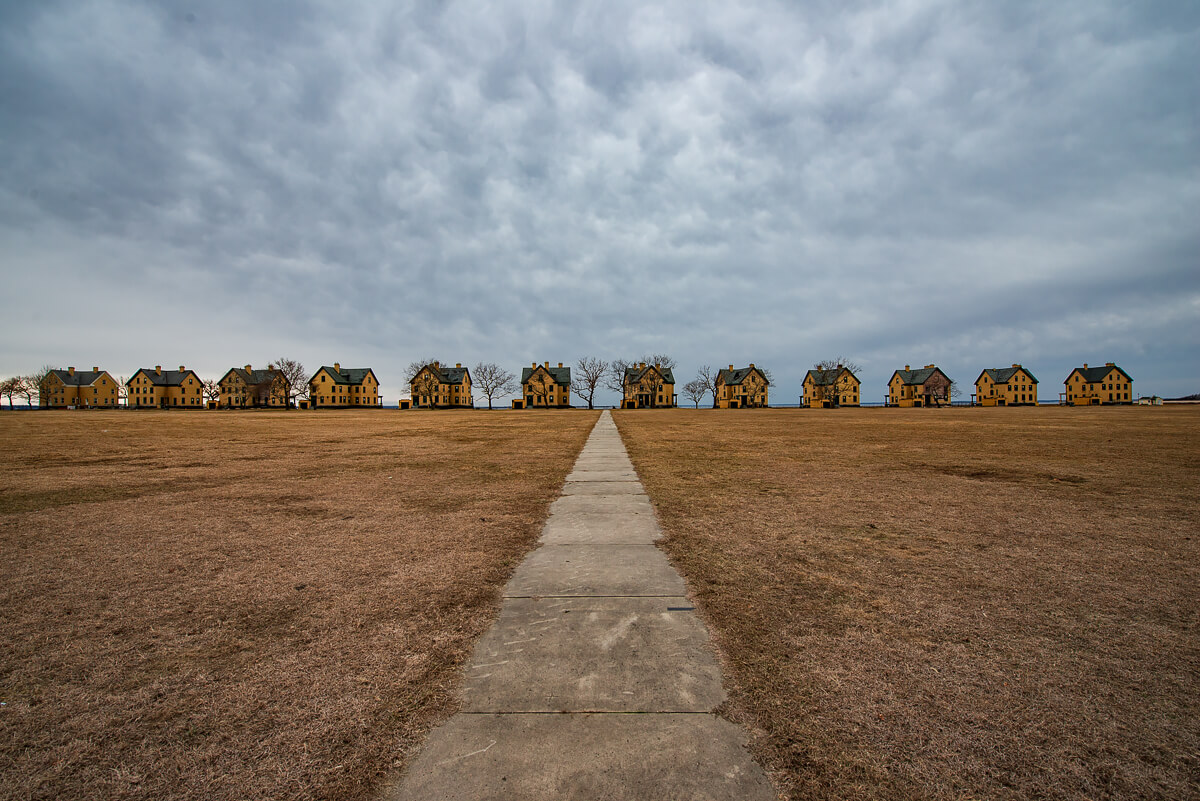 Officers’ Row, Fort Hancock 2018<p>© James Peaslee</p>