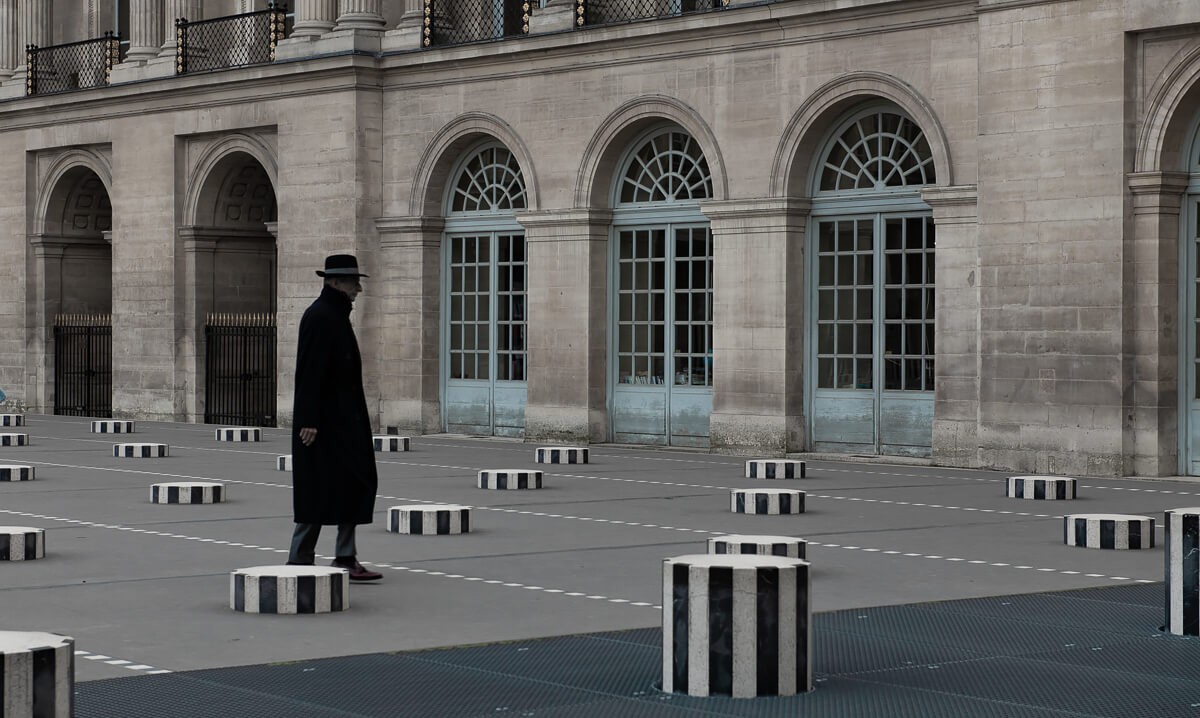 Stranger, Palais Royal, Paris 2019<p>© James Peaslee</p>