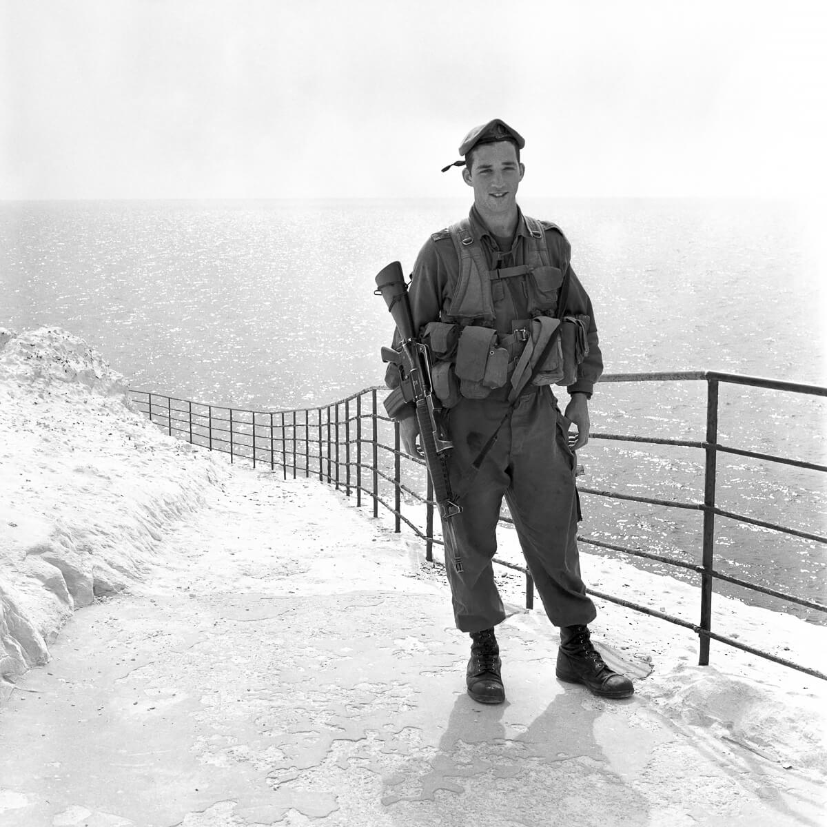 IDF Soldier, Dead Sea, Israel 2000<p>© James Peaslee</p>