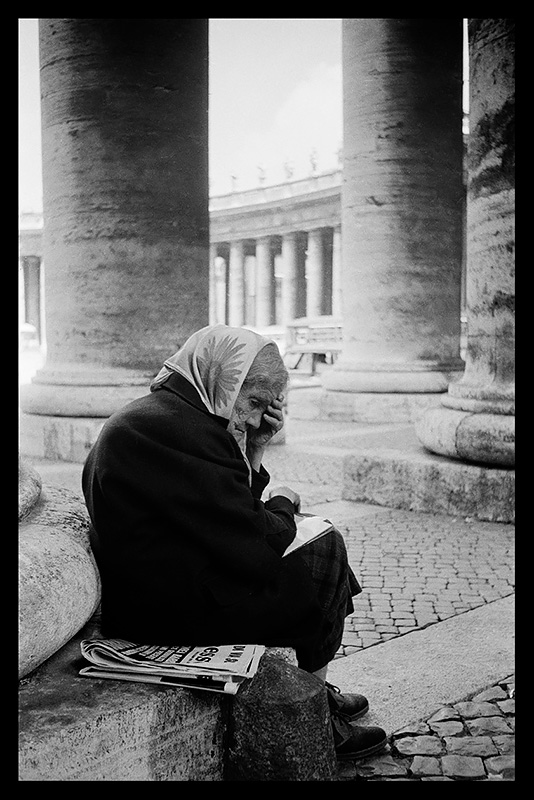 ”LA RAGAZZA DI PIAZZA SAN PIETRO” by Piero Costa, Rome 1969<p>© John R. Pepper</p>