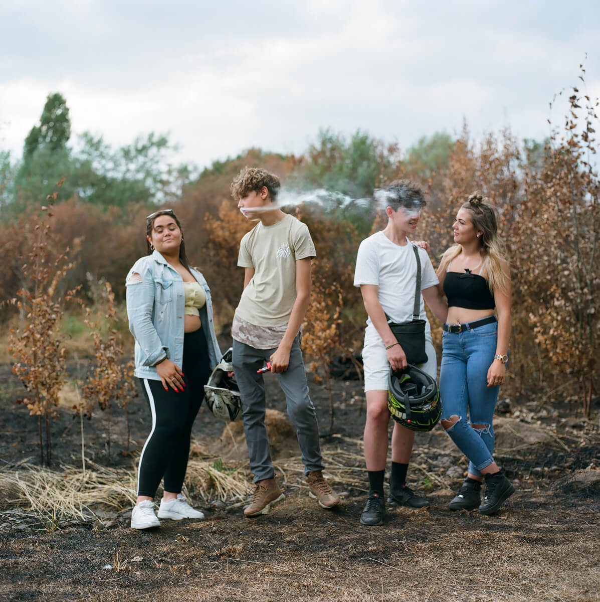 Fern , Callum,Ash and Sophie - The Cracker<p>© Laura Pannack</p>