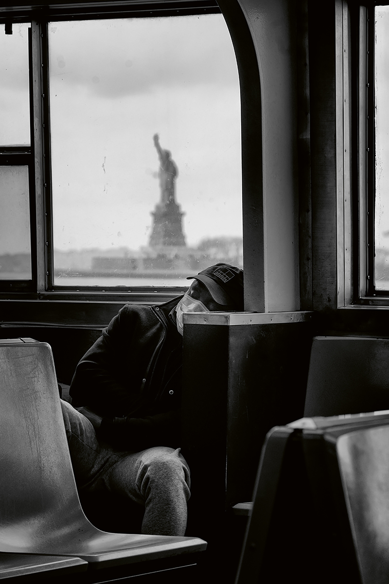 Statue of Liberty watching over us, 03.2020<p>© Phil Penman</p>