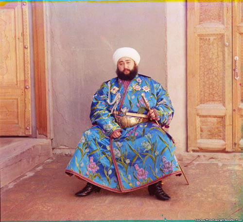 The Emir of Bukhara, 1911 <p>© Sergey Prokudin-Gorsky</p>