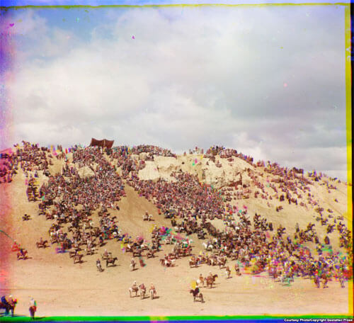 Bayga, near Samarkand, between 1905 and 1915<p>© Sergey Prokudin-Gorsky</p>