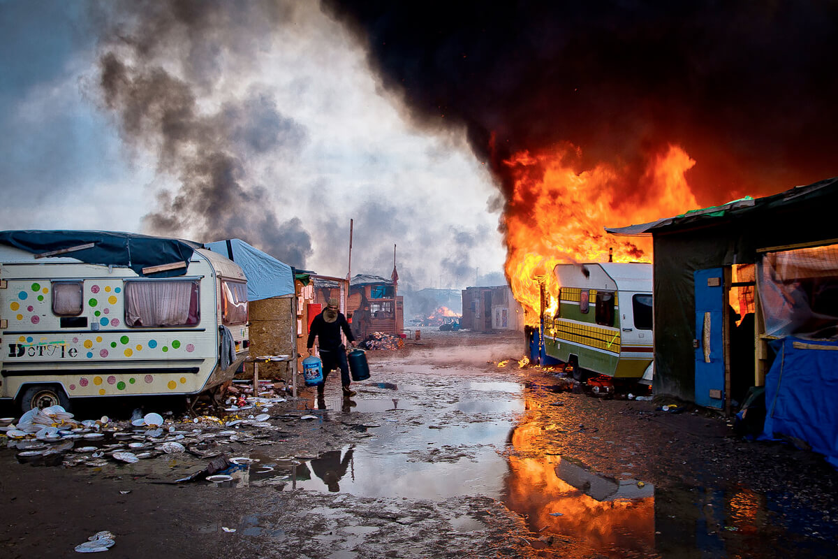 Calais Jungle<p>© Vincent Peal</p>