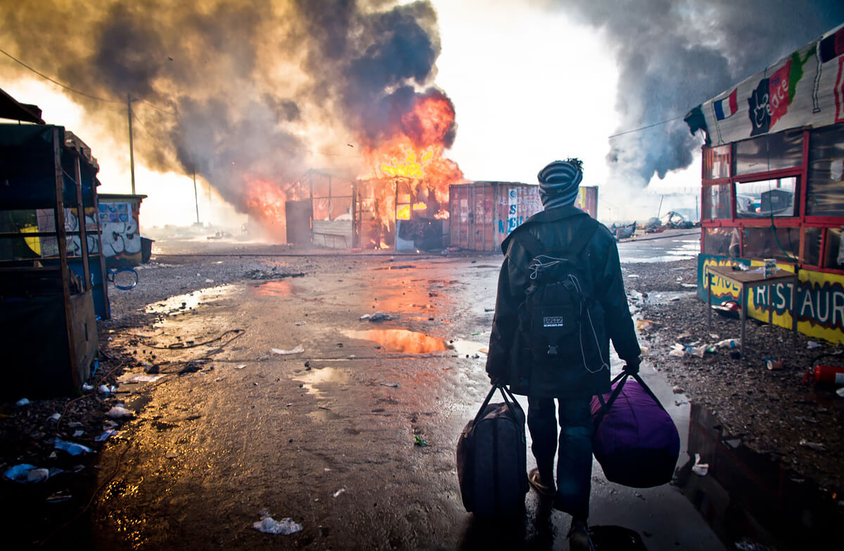 Calais Jungle<p>© Vincent Peal</p>