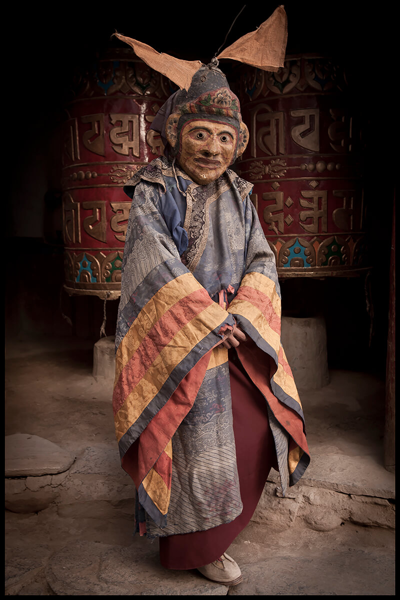 Buddhist Dance Mask, Mustang region, Nepal<p>© Chris Rainier</p>