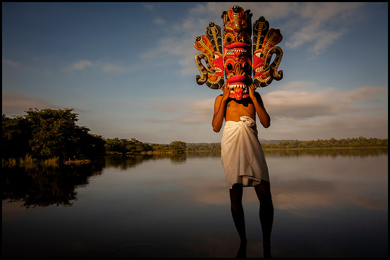Naga Raksha Mask Central Sri Lanka<p>© Chris Rainier</p>