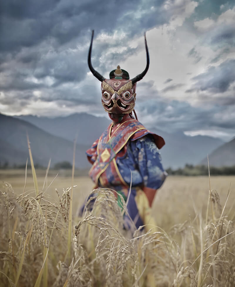 Buddhist Mask, Paro, Bhutan<p>© Chris Rainier</p>